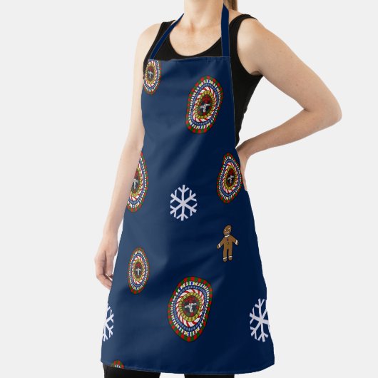 Tablier d'impression complet de Noël (Insitu)