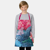 Tablier d'impression de fleurs (Porté)