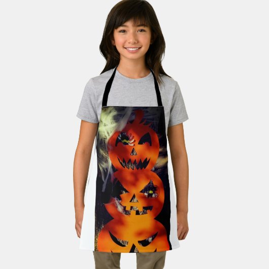 Tablier d'impression éffrayant Jack-O-Lanterne (Insitu)