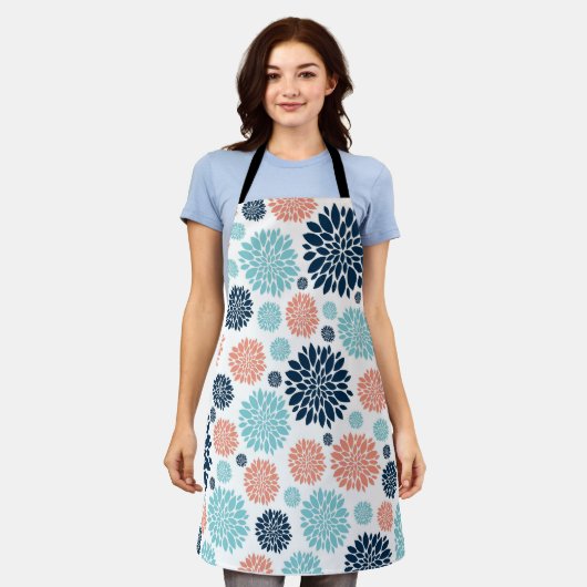 Tablier d'impression floral (Porté)