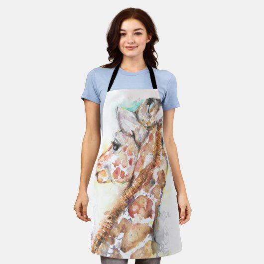 Tablier d'impression girafe (Porté)