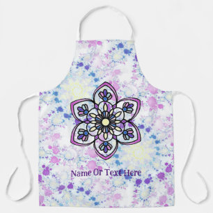 Tablier d'impression intégrale Mandala Spring