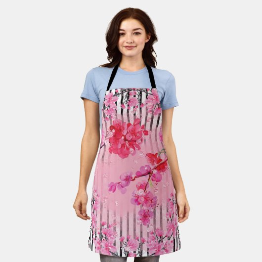 Tablier d'impression intégrale Parisienne (Porté)