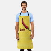 Tablier d'impression Jwala Chili Pepper All-Over (Porté)