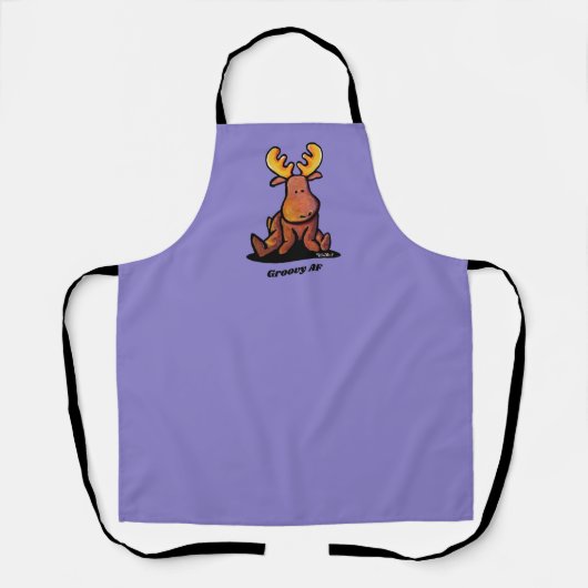 Tablier d'impression KiniArt Jazzy Moose (Recto)