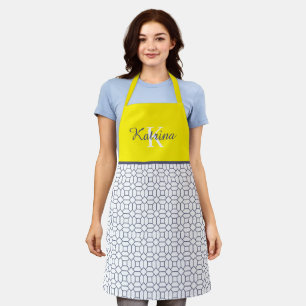 Tablier d'impression monogramme