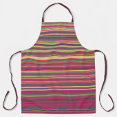 Tablier d'impression multicouleur ondulé amusant (Recto)