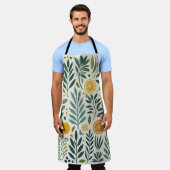 Tablier d'impression Olive & Citrus (Porté)
