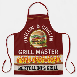 Tablier d'impression recto verso Grillin' et Chill