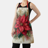 Tablier d'impression recto-verso rouge de Noël (Insitu)