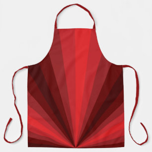 Tablier d'impression rouge tout-en-un