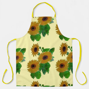 Tablier d'impression tournesol