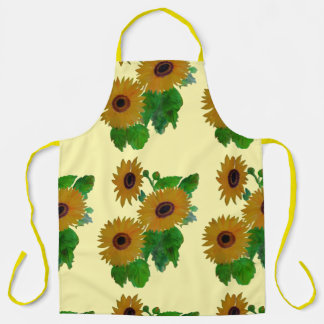 Tablier d'impression tournesol
