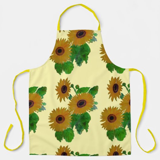 Tablier d'impression tournesol (Recto)