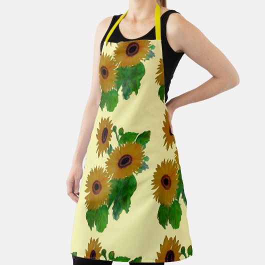 Tablier d'impression tournesol (Insitu)