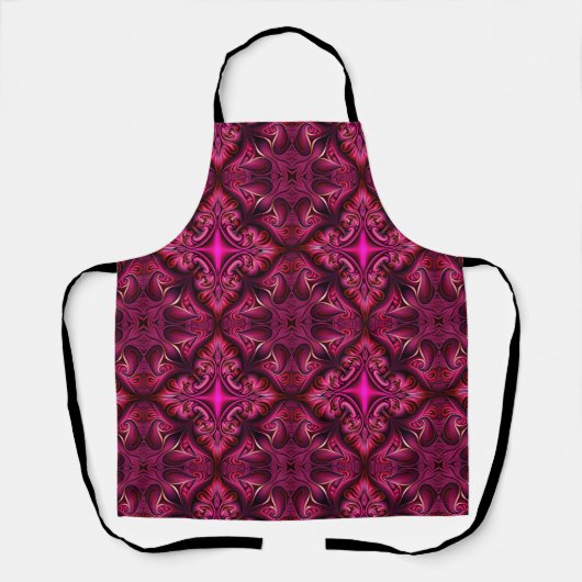 Tablier d'impression tout-en-dessus à motifs viole (Recto)