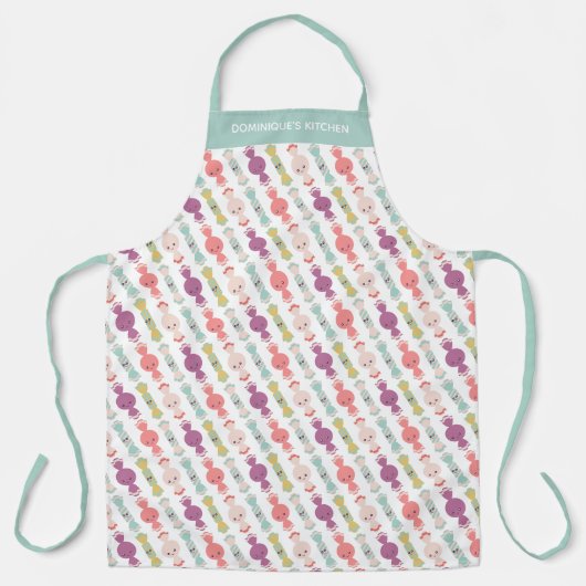 Tablier d'impression tout-en-dessus de bonbon Kawa (Recto)