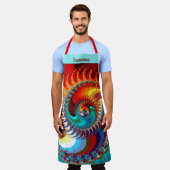 Tablier d'impression tout-en-dessus de la spirale  (Porté)