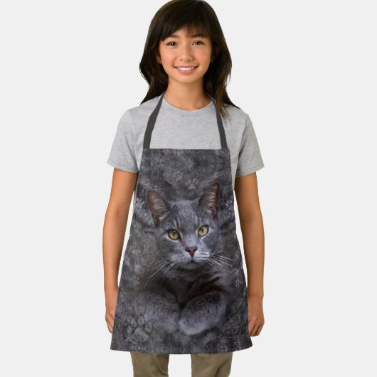 Tablier d'impression tout-en-dessus gris (Insitu)