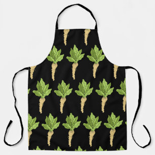 Tablier d'impression tout-en-haut Motif de raifort