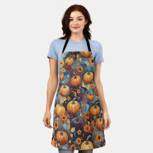 Tablier d'impression tout-en Motif de automne doux