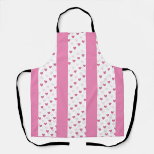 Tablier d'impression tout-en motif Hearts
