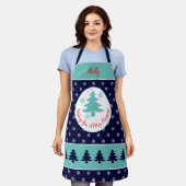 Tablier d'impression tout-en-plan du Motif de snow (Porté)