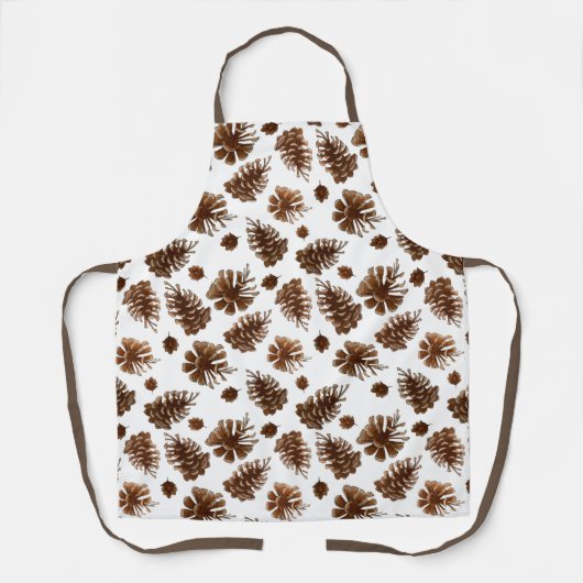 Tablier d'impression tout-en-plan en Pinecone rust (Recto)