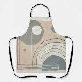Tablier d'impression tout-en-un Abstrait minimalis (Recto)
