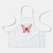 Tablier d'impression tout-en-un avec papillon rose (Recto)