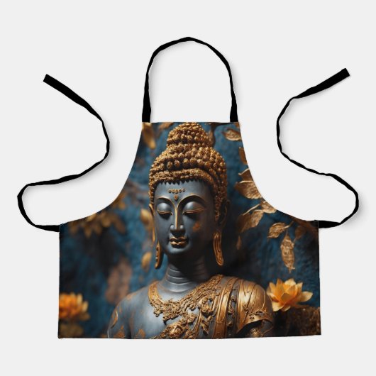 Tablier d'impression tout-en-un Bouddha petit (Recto)