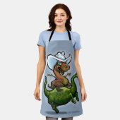 Tablier d'impression tout-en-un Dinosaures (Porté)