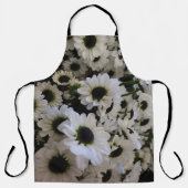 Tablier d'impression tout-en-un - Marguerites noir (Recto)