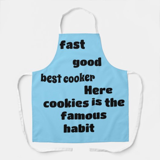 Tablier d'impression tout-en-un personnalisé - Coo (Recto)