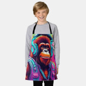 Tablier d'impression tout-en-un pour enfants, peti (Porté)