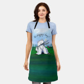 Tablier d'impression tout-en-un Samoyed KiniArt (Porté)