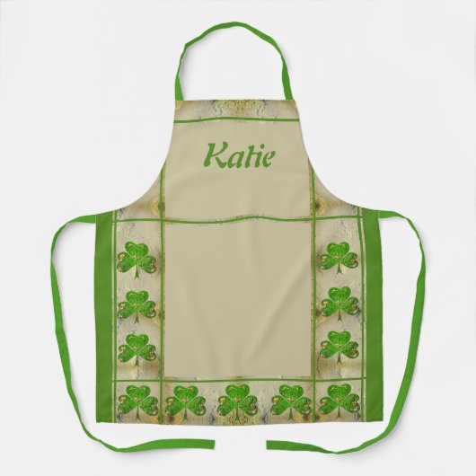 Tablier d'impression tout-en-un shamrock (Recto)