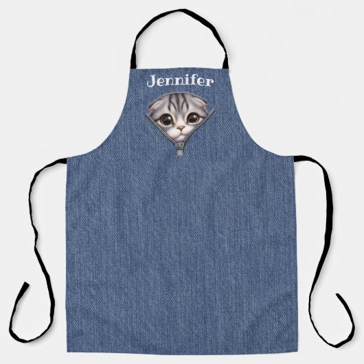 Tablier d'impression tout-en-un super mignon (Recto)