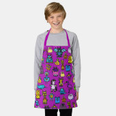 Tablier d'impression tout-en-un - violet (Porté)