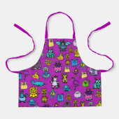 Tablier d'impression tout-en-un - violet (Recto)