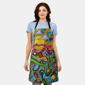 Tablier d'impression tout-terrain Sunset Daydream (Porté)
