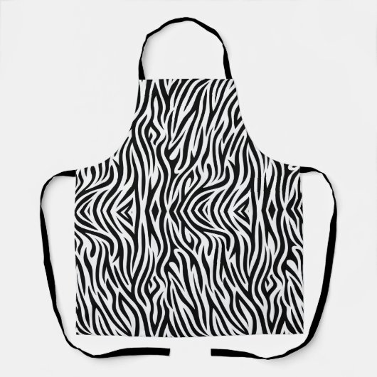 Tablier d'impression Zèbre classique (Recto)