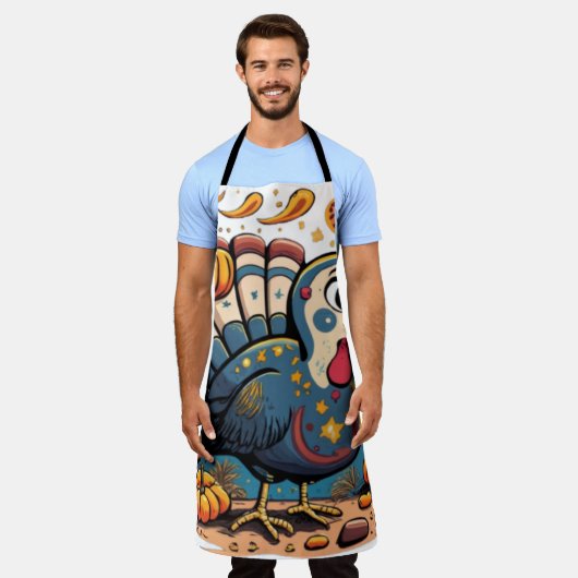 Tablier Dinde de Thanksgiving (Porté)