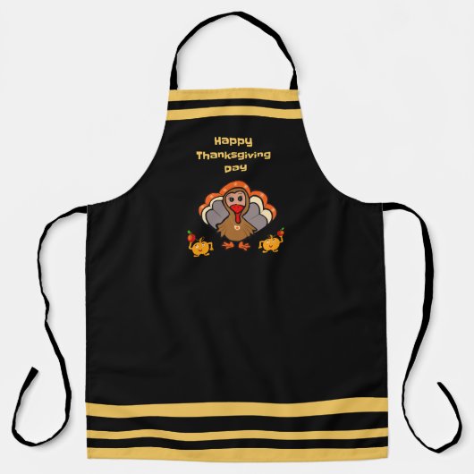 Tablier Dinde de Thanksgiving (Recto)