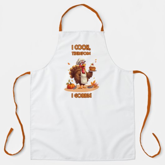 Tablier Dinde de Thanksgiving Chef (Recto)
