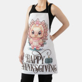 Tablier Dinde de Thanksgiving mignonne (Insitu)
