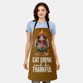 Tablier Dinde pour la fête de Thanksgiving (Porté)