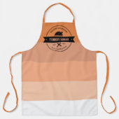 Tablier Dîner d'action de grâces Drôle drôle Turquie perso (Recto)