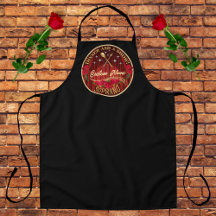 Dîner et Show Custom Name Soprano Apron
