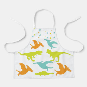 Tablier Dino coloré